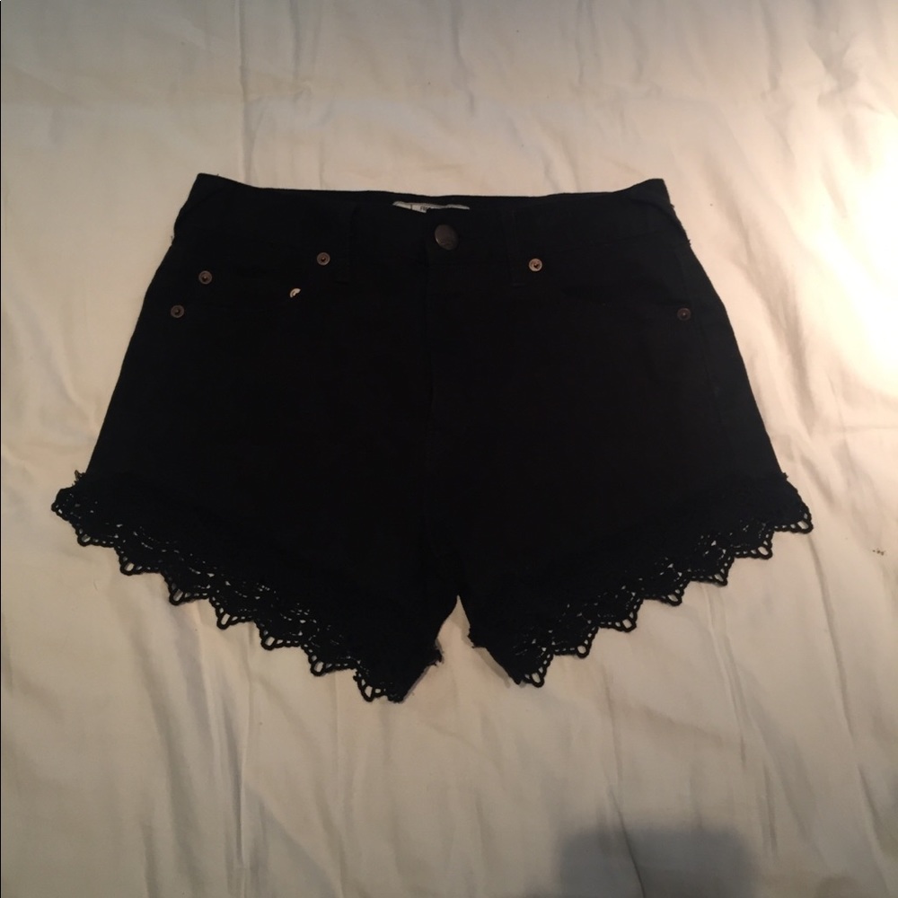 Free People Black Shorts